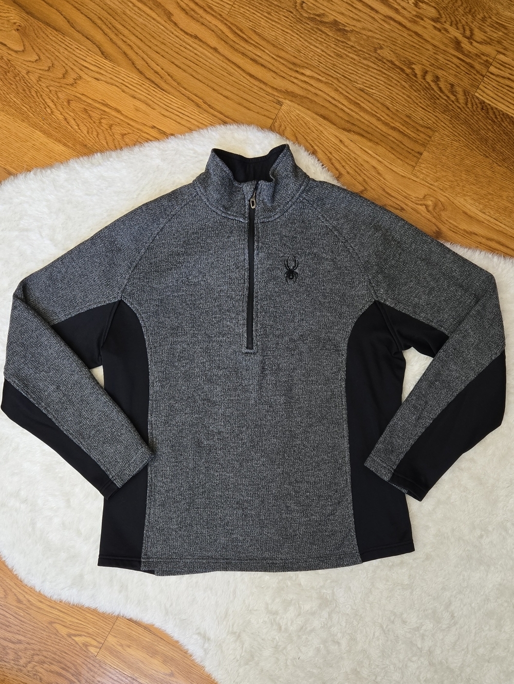 Spyder Quarter Zip Jacket, Size Large